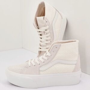 VANS Sk8-hi Tapered Stackform Shoes (xl Knit Sea Salt)